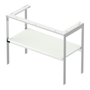Duravit Console lavabo White Tulip 98,4x45 cm, blanc semi-mat, métal, sur pied-2