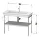 Duravit Console lavabo White Tulip 98,4x45 cm, Me, bo, HTH r, st-g s-mat