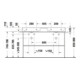 Duravit Console métal DuraSquare 126,5x45 cm, sur pied, chrome