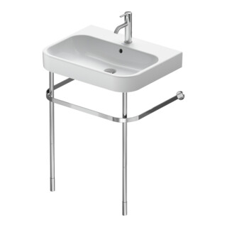 Duravit Console métal Happy D.2 62, 3x49,1 cm, f 231865, renforcée +5 cm, chromée