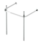 Duravit Console métal Happy D.2 62, 3x49,1 cm, f 231865, renforcée +5 cm, chromée-2