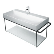 Duravit Console métallique DuraSquare 106,5x45 cm, murale, noir mat