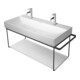 Duravit Console métallique DuraSquare 106,5x45 cm, murale, noir mat-4