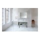 Duravit Console métallique DuraSquare 106,5x45 cm, sur pied, noir mat-4