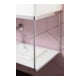 Duravit Console métallique DuraSquare 126,5x45 cm, murale, chrome