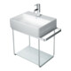 Duravit Console métallique DuraSquare 51,6x33 cm, murale, chrome-1