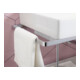 Duravit Console métallique DuraSquare 51,6x33 cm, murale, chrome