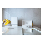 Duravit Console métallique DuraSquare 51,6x33 cm, sur pied, noir mat-2