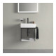 Duravit Console métallique DuraSquare 51,6x33cm, murale, noir mat-5