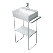 Duravit Console métallique DuraSquare 51,6x33cm, sur pied, chrome