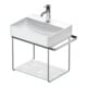 Duravit Console métallique DuraSquare 56,5x38 cm, murale, chrome-1