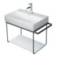 Duravit Console métallique DuraSquare 66,5x38cm, murale, chrome