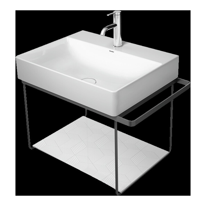 Duravit Console métallique DuraSquare 66,5x45 cm, murale, chrome