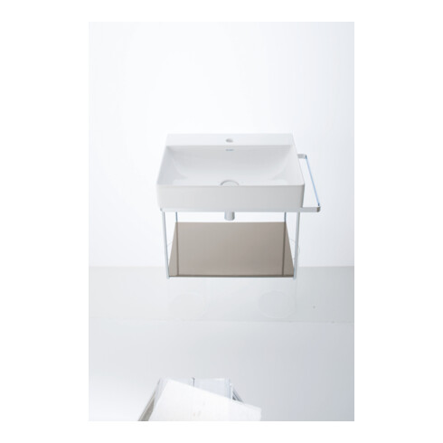 Duravit Console métallique DuraSquare 66,5x45 cm, murale, chrome
