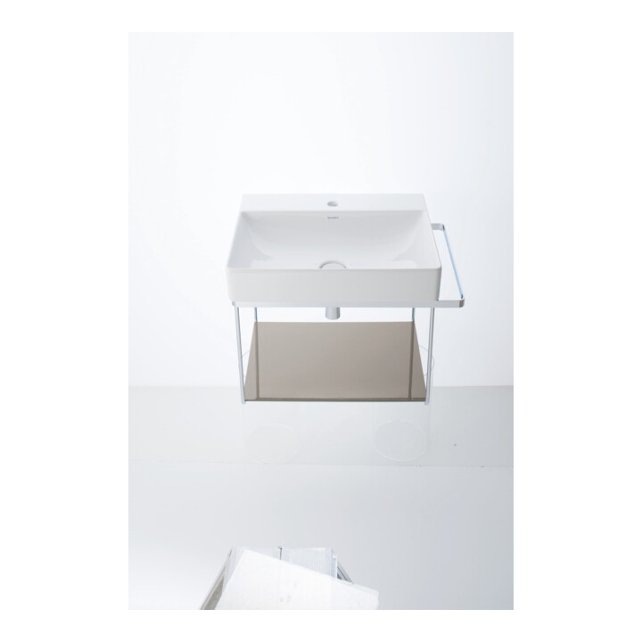 Duravit Console métallique DuraSquare 66,5x45 cm, murale, chrome