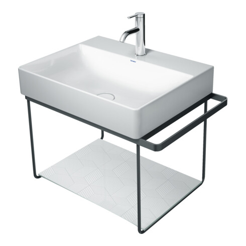 Duravit Console métallique DuraSquare 66,5x45 cm, murale, chrome