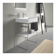 Duravit Console métallique DuraSquare 66,5x45 cm, sur pied, chrome-5