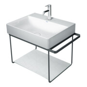 Duravit Console métallique DuraSquare 66,5x45cm, murale, noir mat-4