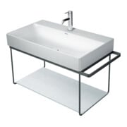 Duravit Console métallique DuraSquare 86,5x45 cm, murale, noir mat