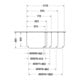 Duravit Console métallique Happy D.2 57,3x49,1 cm, f 231860, renforcée +5 cm, chromée-2