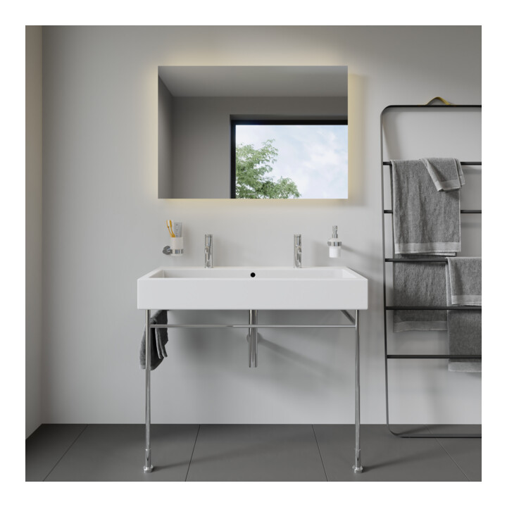 Duravit Console métallique Vero +5cm, chromé, réf. WT 045410, 235010