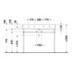 Duravit Console métallique Vero +5cm, chromé, réf. WT 045410, 235010