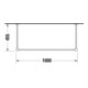Duravit Console métallique Vero f MWT 032910, hauteur augmentée +6,5 cm, chromé-4
