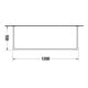 Duravit Console métallique Vero f MWT 032912, hauteur ajustable +6,5 cm, chrome-2