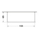 Duravit Console métallique Vero rehaussée +5 cm, chromée, WT 045412, 235012-2