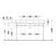 Duravit Console métallique Vero rehaussée +5 cm, chromée, WT 045412, 235012