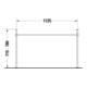 Duravit Console métallique Vero rehaussée +5 cm, chromée, WT 045412, 235012