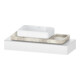 Duravit Console Qatego 120-200x48x17 cm, 1 découpe, blanc mat-1