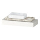 Duravit Console Qatego 120-200x48x17 cm, 1 découpe, blanc supermat-1