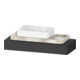 Duravit Console Qatego 120-200x48x17cm, 1 découpe, graphite mat-1