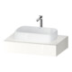 Duravit Console Qatego 80x55x17 cm, blanc brillant, 1 découpe-1