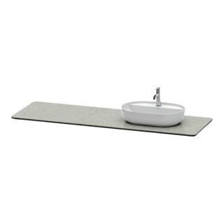 Duravit Console vasque Luv 178,3x59,5x2 cm, quartz, 1 AS, R, g St
