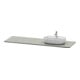 Duravit Console vasque Luv 178,3x59,5x2 cm, quartz, 1 AS, R, g St-1