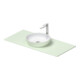 Duravit Console Vasque Sivida 108x50 cm, I.Fa w m, Couleur ext. vert ma-1
