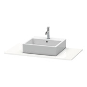 Duravit Console XSquare 100x55 cm, blanc mat, avec 1 découpe