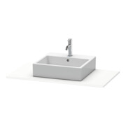 Duravit Console XSquare 100x55 cm, blanc mat, avec 1 découpe-3