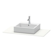 Duravit Console XSquare 100x55 cm, blanc mat, avec 1 découpe-3