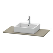 Duravit Console XSquare 100x55 cm, flanc gauche mat S-M, avec 1 découpe-3