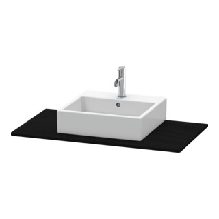 Duravit Console XSquare 100x55 cm, œuf noir, avec 1 découpe