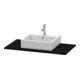 Duravit Console XSquare 100x55 cm, œuf noir, avec 1 découpe-1
