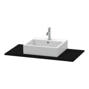 Duravit Console XSquare 100x55 cm, œuf noir, avec 1 découpe