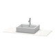 Duravit Console XSquare 120x55 cm, basalte mat, avec 1 découpe-1