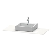 Duravit Console XSquare 120x55 cm, basalte mat, avec 1 découpe