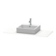 Duravit Console XSquare 120x55 cm, blanc mat, avec 1 découpe-3