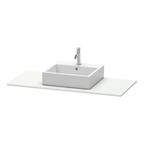 Duravit Console XSquare 120x55 cm, blanc nord mat, avec 1 découpe