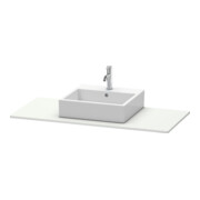 Duravit Console XSquare 120x55 cm, blanc nord mat, avec 1 découpe-3